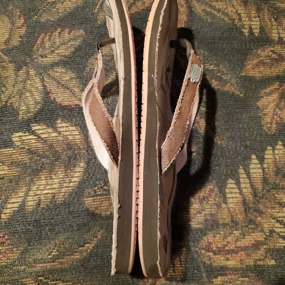 The North Face Canvas Flip Flops Size 11 - Picture 5 of 6